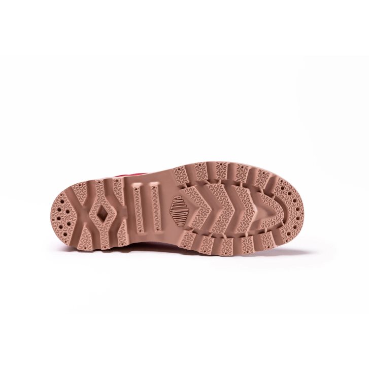Dámské Boty Palladium Pampa Hi Červené | CZ VZW-59C